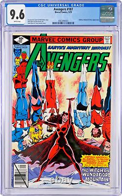 Avengers #187 CGC 9.6 (Sep 1979, Marvel) John Byrne Art/Cover, Darkhold Origin