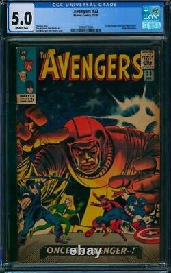 Avengers #23 (Marvel 1965)? CGC 5.0? 1st Ravonna Renslayer! John Romita Comic