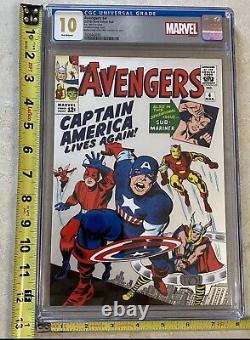 Avengers #4 Pure Silver 1oz. 999 CGC 10 First Release 2019