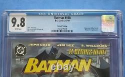 BATMAN #608 2nd Print CGC 9.8 DC 2002 Jim Lee Gargoyles RARE SCARCE COMIC