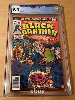 Black Panther #1 CGC 9.4 WP Marvel 1977