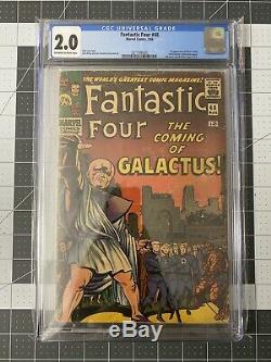 CGC 2.0 Fantastic Four #48 First appearance of Silver Surfer, Galactus MCU
