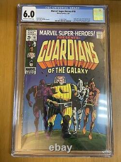 CGC 6.0 Marvel Super-Heroes 1969 #18 1st Guardians Of The Galaxy