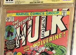 CGC 6.5 Incredible Hulk 181 ss Stan Lee, Len Wein, John Romita Sr, Trimpe Sketch