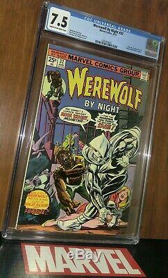 CGC 7.5 Werewolf by Night 32 Origin & 1st Appearance of Moon Knight Marc Spector