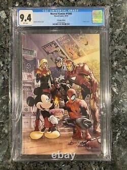 CGC 9.4 Marvel Comics #1000- 1st Virgin Cover App of Mickey Mouse D23 Expo Ed