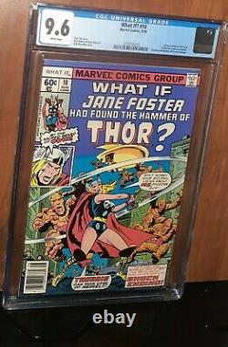 CGC 9.6 What if 10. First 1st Appearance of Jane Foster as Thor MCU White Pages
