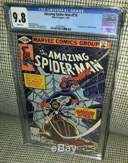 CGC 9.8 Amazing Spiderman 210. White Pages. 1st Appearance of Madame Web. Movie