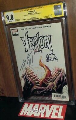 CGC 9.8 ss Signed Donny Cates & Ryan Stegman Venom # 3. 1st Appearance of Knull