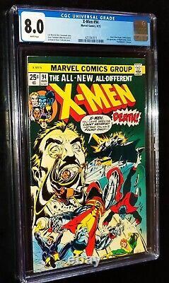 CGC X-MEN #94 1975 Marvel Comics CGC 8.0 Very Fine + White Pages KEY ISSUE