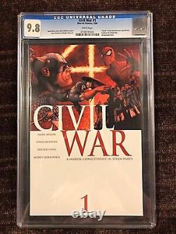CIVIL War #1-7 Full Set Cgc 9.8? Marvel Comics 2006