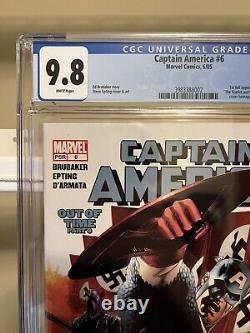 Captain America #6 Cgc 9.8 Nm/mt 2005 1st App Winter Soldier Marvel Comics