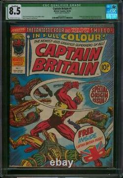 Captain Britain #1? CGC 8.5 Qualified? 1ST APPEARANCE CAPT BRITAIN Marvel 1976