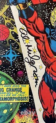 Captain Marvel #29 CGC 9.4 Signed Al Milgrom Classic Cover Thanos Gemini