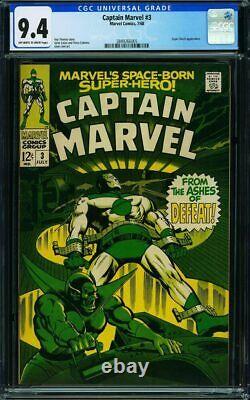 Captain Marvel #3 (Marvel, 1968) CGC 9.4