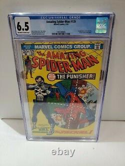 Cgc 6.5 Amazing Spiderman #129 Marvel 2/74 1st Punisher App