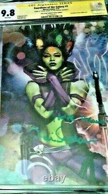 Cgc 9.8 Guardians Of The Galaxy 1 Gamora Actress Zoe Saldana Sig You're Insane