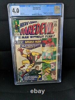 Daredevil #1 (1964) Marvel Silver Age key 1st Daredevil cgc 4.0