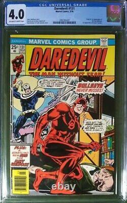 Daredevil #131 (1976) CGC 4.0 1st Bullseye app and origin Marvel Comics