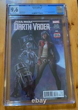 Darth Vader #3 (1st, first) CGC 9.6 NM+, White, 1st Dr. Aphra, Star Wars