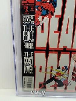 Deadpool #2 The Circle Chase CGC 9.8 NM/MT 1st Solo Deadpool Story, New Case