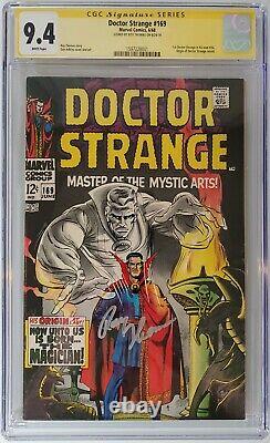 Doctor Strange #169 CGC 9.4 Marvel (1969) Origin of Doctor Strange Signed