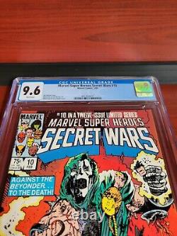 EXCELLENT! Marvel Super Heroes Secret Wars #10 Direct 1985 CGC 9.6 GRADED