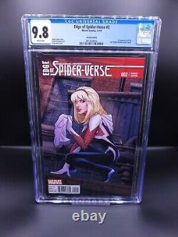 Edge Of Spider-Verse #2 CGC 9.8 Greg Land Variant 1st Appearance Spider-Gwen