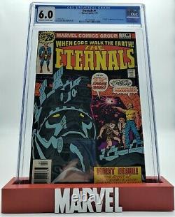 Eternals #1 1976 CGC 6.0 Off-White to White Pages Marvel Comics 1st Ikaris Team