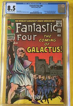 FANTASTIC FOUR #48 CGC 8.5 Silver Age Comic Book 1ST SILVER SURFER -LOOKS BETTER