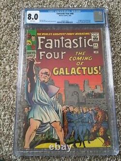 FANTASTIC FOUR #48 Marvel 1966 CGC 8.0 Silver Surfer Galactus 1st Appearance