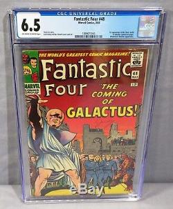 FANTASTIC FOUR #48 (Silver Surfer, Galactus 1st app) CGC 6.5 Marvel 1966 cbcs