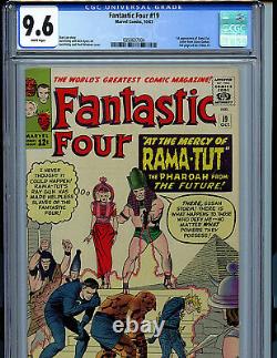 Fantastic Four #19 CGC 9.6 1966 Marvel Comic Rama-Tut Kang Americons K18