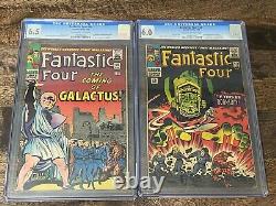 Fantastic Four #48 CGC 6.5 1st app Silver Surfer & #49 CGC 6.0 1st app Galactus