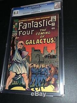 Fantastic Four 48 CGC 8.5 VF+ Marvel 1966 1st App of Galactus Silver Surfer
