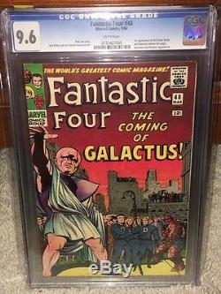 Fantastic Four #48 CGC 9.6 WHITE 1966 1st Silver Surfer & Galactus F12 cm clean