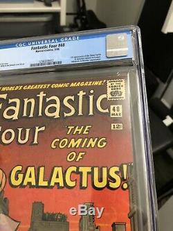 Fantastic Four 48 Cgc 6.0 1st App Of Silver Surfer & Galactus Hot Comic