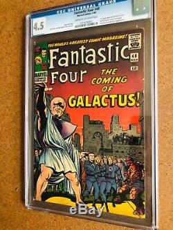 Fantastic Four #48 First Appearance Silver Surfer/ Galactus 1966 Cgc 4.5 C-ow
