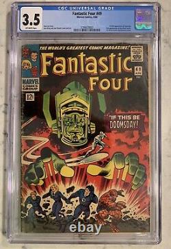 Fantastic Four #49 (1966) CGC 3.5 1st Full Galactus 2nd Silver Surfer/1st Cover