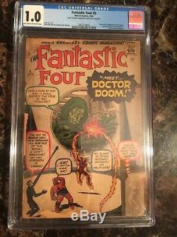 Fantastic Four #5 CGC 1.0 Origin & 1st Appearance of Dr. Doom MEGA KEY