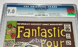Fantastic Four 50 CGC 9.0 3rd Silver Surfer