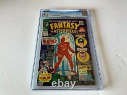 Fantasy Masterpieces 9 Cgc 9.2 White Pages Origin Human Torch Marvel Comics 1967