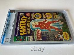 Fantasy Masterpieces 9 Cgc 9.2 White Pages Origin Human Torch Marvel Comics 1967