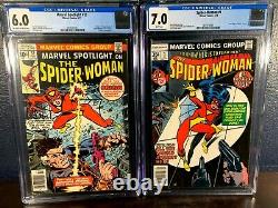 First Appearance SPIDER-WOMAN Marvel Spotlight 32 CGC Lot SPIDERWOMAN 1 1978 upc