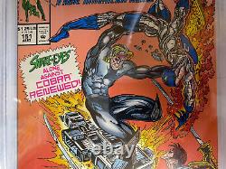 GI JOE A REAL AMERICAN HERO #151 CGC 9.8 SNAKE-EYES COBRA COMMANDER Marvel 1994
