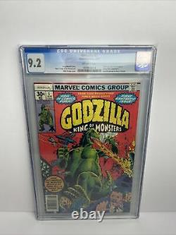 GODZILLA #1 CGC 9.2 NM- Marvel Comics 1977 Herb Trimpe & Jim Mooney