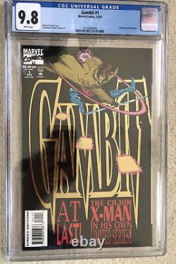 Gambit #1 Marvel Comics CGC 9.8 1993 White Pages