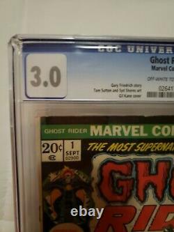 Ghost Rider #1 CGC graded 3.0 1ST appearance of Damian Hellstrom MARVEL