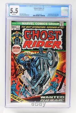 Ghost Rider #1 Marvel 1973 CGC 5.5 1st Appearance of the Son of Satan