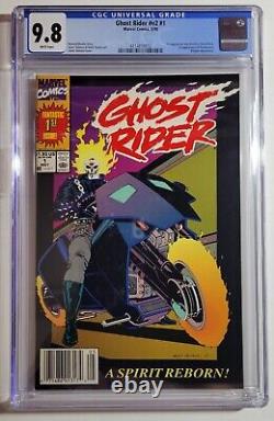 Ghost Rider #1 Newsstand CGC 9.8 (1990, Marvel) 1st App Dan Ketch